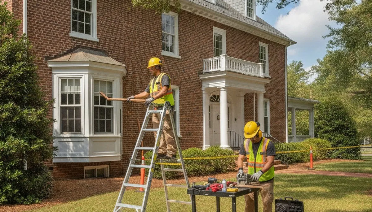 Virginia Beach, VA plumber repairing a pipe for residential plumbing service