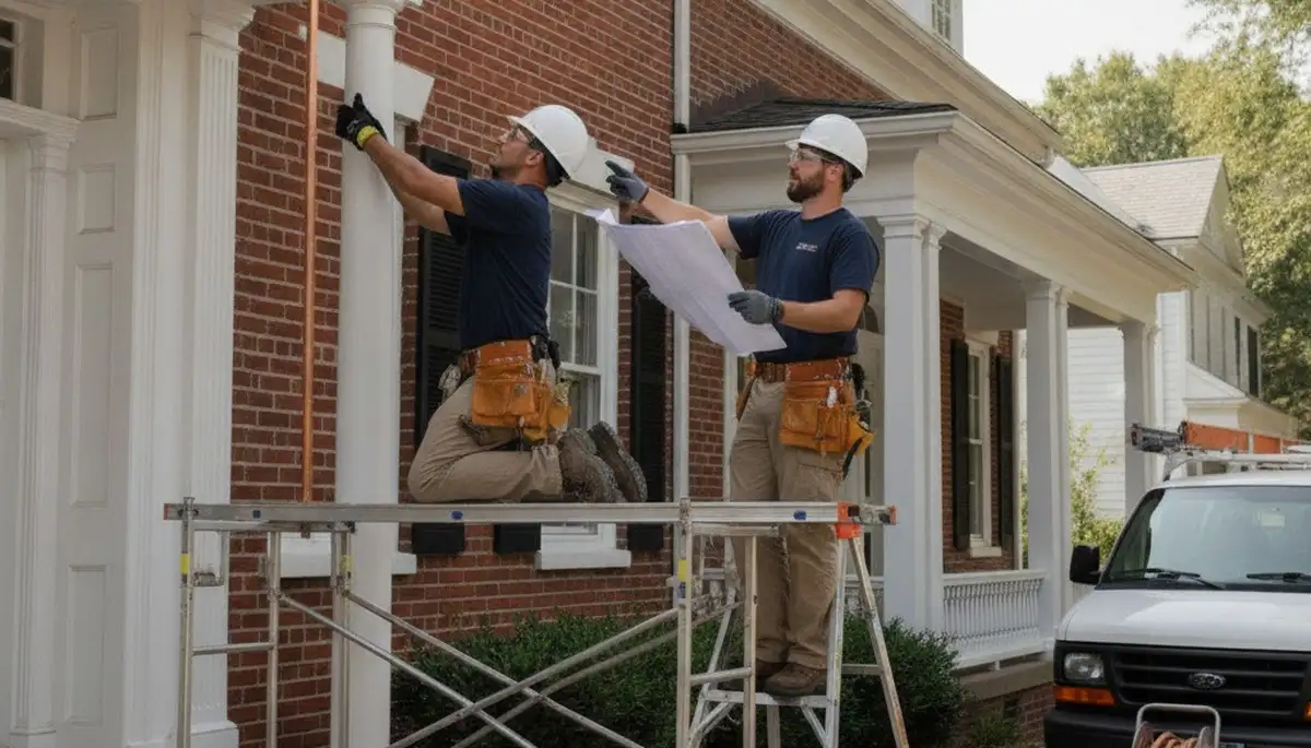 Plumber repairing a pipe in Virginia Beach, VA for residential plumbing service