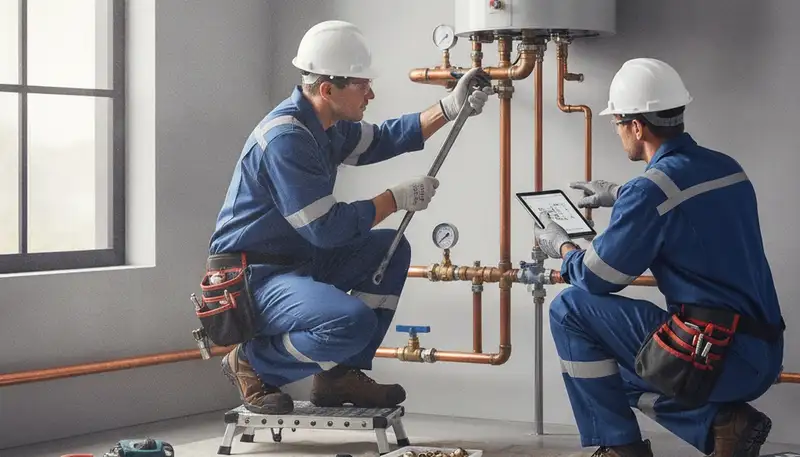 Virginia Beach plumber repairing a home pipe for fast, reliable plumbing service