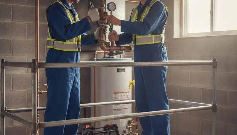 Virginia Beach, VA plumber repairing a home pipe for fast, reliable plumbing service