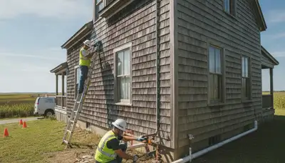 Virginia Beach, VA plumber repairing a residential plumbing fixture for local repair service