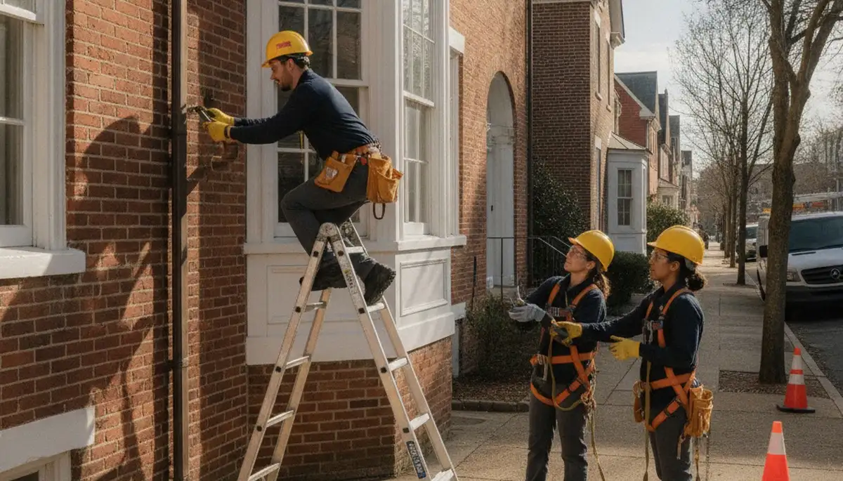 Plumber repairing a pipe in Virginia Beach, VA for emergency plumbing service