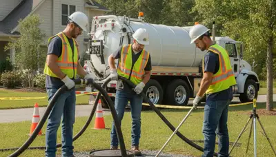 Septic tank cleaning service for Virginia Beach, VA homes by On Call Plumbers