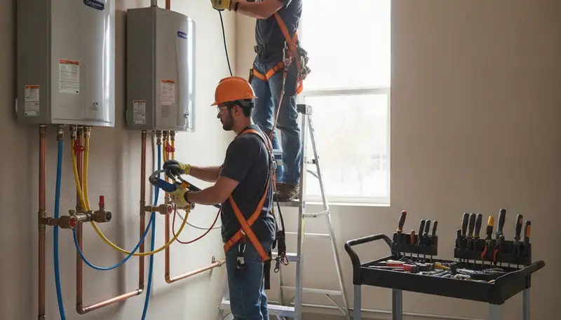 Tankless water heater repair service in Virginia Beach, VA by professional plumbers