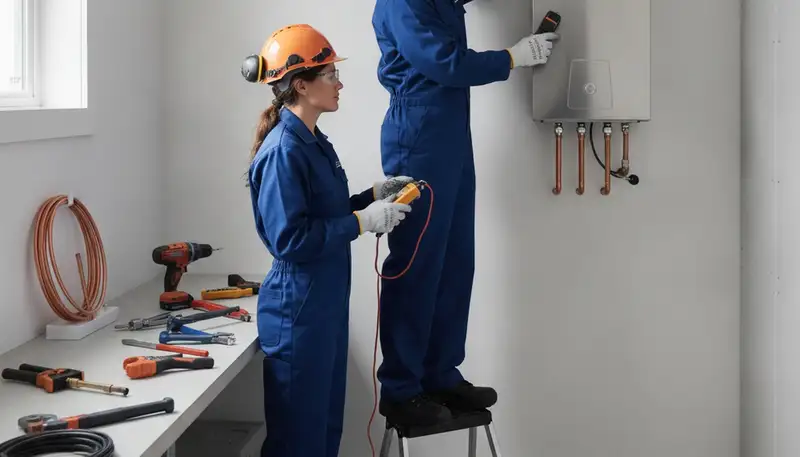 Tankless water heater service in Virginia Beach, VA by On Call Plumbers